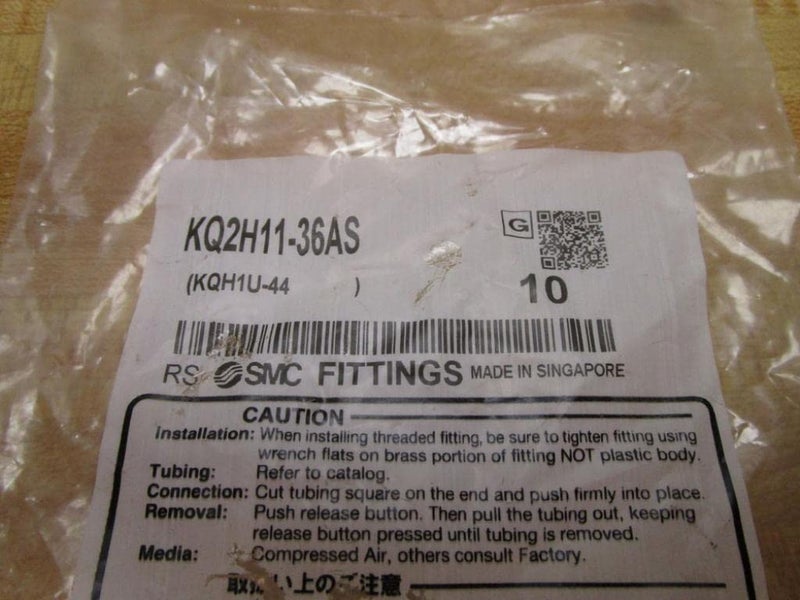 SMC KQ2H11-36AS connectors - kq2 fitting family kq2 3/8 - fitting, male connector - package of 10 - Image 5